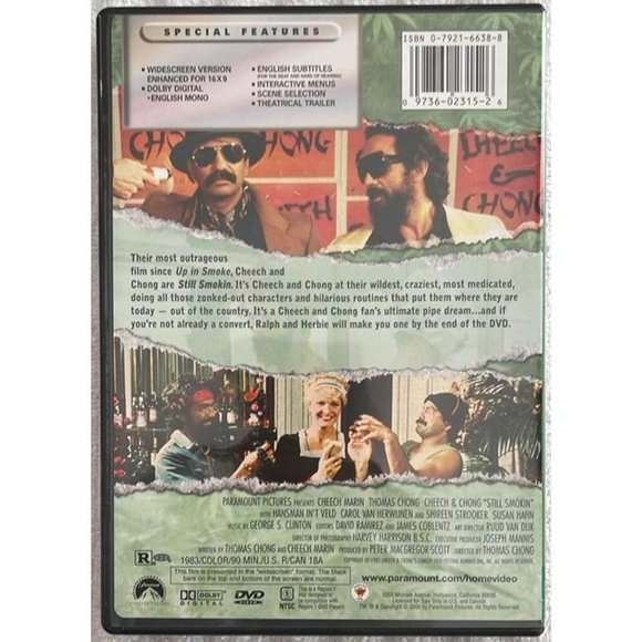 Cheech and Chong: Still Smokin (DVD, Widescreen) - Picture 2 of 5